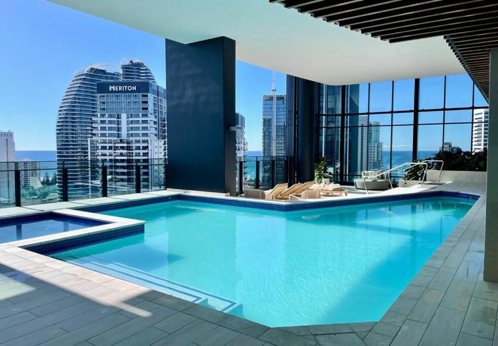 Appartamento New Impressive 180° River View 1 Bed Apt With Pool 47F Gold Coast Esterno foto